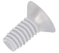 TOOLCRAFT 839984 - Viti a testa svasata M2.5, 10 mm, a croce Phillips DIN 966, in plastica, in poliammide, 10 pezzi