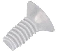 TOOLCRAFT 839991 - Viti a testa svasata M5, 20 mm, Phillips DIN 966, in plastica, 10 pezzi