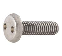 Toolcraft 88111 viti con calotta sferica m4 16 mm due fori acciaio inox 10 pz