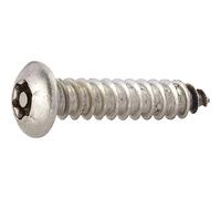TOOLCRAFT 88114 - Viti per lamiera, 4,2 mm, 13 mm, profilo a T con perno in acciaio INOX, 10 pezzi