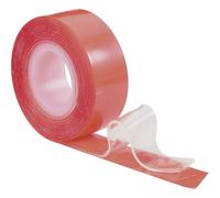 TOOLCRAFT 886516 Nastro biadesivo Rosso (L x L) 1.5 m x 19 mm 1 pz.