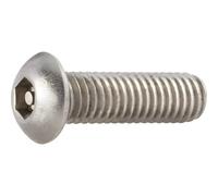 TOOLCRAFT 886975 Viti a testa piatta M6 25 mm Interno esagonale con perno