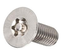 Toolcraft 888825 Antimanomissione Punta Torx Svasati Viti A2 Inox M6x30mm Pk 10