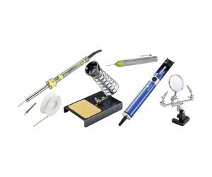 TOOLCRAFT Adjustable Starter Set Kit saldatore 230 V 60 W Stilo +200 - +450 °C