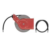 TOOLCRAFT Avvolgitubo ad aria compressa, 10 m, 20 bar, fissaggio a parete, soffitto