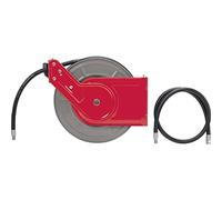 TOOLCRAFT Avvolgitubo ad aria compressa, 15 m, 10 bar, fissaggio a parete