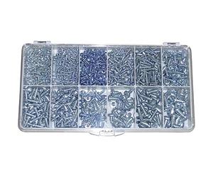 TOOLCRAFT DIN 7981 - Viti per lamiera STZN, 730 pezzi
