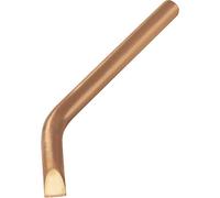 2226338 toolcraft kb 100 punta di saldatura forma a scalpello curva dimensione