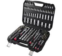 TOOLCRAFT Kit di inserti e bussole 1/2, 1/4, 3/8 179 parti TO-10674594