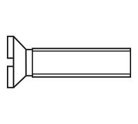 Toolcraft 194809 Viti A Testa Cava DIN 963 4.8 Acciaio M4x40mm Pk 100