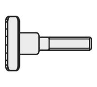 TOOLCRAFT M512 D464-5.8:A2K 194767 Viti zigrinate M5 12 mm DIN 464 Acciaio