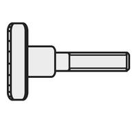 TOOLCRAFT M512 D464-5.8:A2K 194767 Viti zigrinate M5 12 mm DIN 464 Acciaio