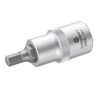 Toolcraft Inserto giravite a bussola Nudi Hex 6 1/2 – Brugola interna 6 mm (1/2, 12.5 mm)