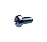 TOOLCRAFT 827143 Viti a Testa bombata M5 10 mm A Croce Phillips DIN 7985 Acciaio galvanizzato Zinco 100 pz.