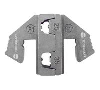 TOOLCRAFT PLE-0F1 - Matrici a crimpare per terminali di cavo, apertura di serraggio: 25-35 mm² adatto per marca (morsetti)