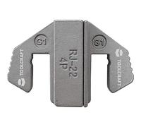 TOOLCRAFT Matrici di crimpaggio Inserto a crimpare per connettore 4P4C/Rj22 Adatto per marchio (Pinze): TOOLCRAFT PZ-50