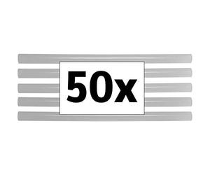 TOOLCRAFT TC-11200X50T - Bastoncini adesivi a caldo, 11 mm, 200 mm, trasparenti, 1000 g, 50 pezzi