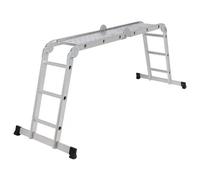 TOOLCRAFT TO-10104645 Alluminio Scala multifunzione Pieghevole Altezza operati