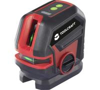 TOOLCRAFT TO-10127916 Laser a croce Laser verde, autolivellante Raggio di azion