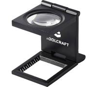 TOOLCRAFT TO-10182525 Contafili Ingrandimenti: 6 x Lente: (Ø) 28 mm