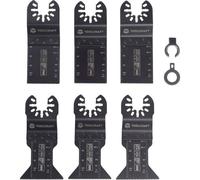 TOOLCRAFT TO-10283859 Bimetallico Kit di accessori per multiutensile 6 pz.