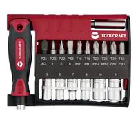 TOOLCRAFT TO-10351632 Kit inserti 28 parti incl. porta inserti