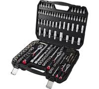 TOOLCRAFT TO-10674594 Kit di inserti e bussole 1/2, 1/4, 3/8 179 parti