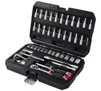 TOOLCRAFT TO-10675383 Kit di inserti e bussole 1/4 48 parti