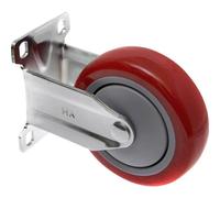 TOOLCRAFT TO-5137959 Rullo a coppetta con piastra avvitabile 100 mm in poliure