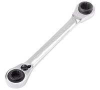 TOOLCRAFT TO-5355795 Chiave Poligonale Doppia a cricchetto Misura (metrica) 10-19 mm