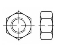 TOOLCRAFT TO-5416716 Dadi esagonali M2 Acciaio galvanizzato zinco 1000 pz.