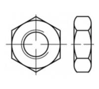 TOOLCRAFT TO-5453631 Dadi esagonali M3 Ottone 100 pz.