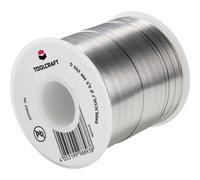 TOOLCRAFT TO-6481260 Stagno senza piombo Bobina Sn99,3Cu0,7 ROL1 250 g 0.5 mm