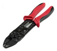 TOOLCRAFT TO-6680946 PLC-4131 Pinza a crimpare e spelacavi 1.5 fino a 6 mm²