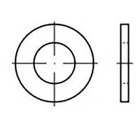 TOOLCRAFT TO-6853782 Rondella 5.3 mm 10 mm Plastica 200 pz.