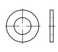 TOOLCRAFT TO-6853788 Rondella 8.4 mm 16 mm Plastica 200 pz.