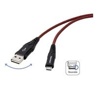 TOOLCRAFT TO-6872829 Cavo USB USB 2.0 Spina USB-A, Spina USB-C® 2.00 m Nero/Ros