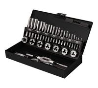 TOOLCRAFT TO-7015521 KIT maschi e filiere 32 parti Acciaio M3 x 0.50 , M4 x 0.