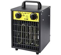 TOOLCRAFT TO-8578335 Riscaldatore da cantiere 3000 W Nero Giallo