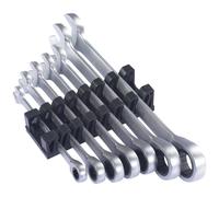 TOOLCRAFT TO-9626412 Kit chiavi poligonali a cricchetto 7 parti Misura