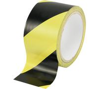 TOOLCRAFT WT-YB 1564134 Nastro adesivo per segnalazioni WT-YB Nero, Giallo (L x L) 18 m x 48 mm 1 pz.