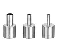 TOOLCRAFT ZD-8908HT1 + ZD-8908HT2 + ZD-8908HT3 - Ugello ad aria calda, forma rotonda, misura punta 5 mm, 8 mm, lunghezza punta 12 mm, lunghezza 22,5