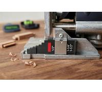 ToolCurve Calibro di spessore imperiale DF 500 compatibile con Festool Domino (nero)