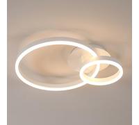 Toolight 42W 4725LM Plafoniera LED Soffitto, Lampadario Camera da Letto Rotondo, Moderna Lampada LED Soffitto in Acrilico per Soggiorno Camera da Letto Cucina, Bianco Caldo 3000K, Ø50cm