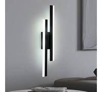 Toolight Applique da Parete Interno, 16W 1800LM Applique Camera da Letto Moderna, 6500K Lampada da Parete Acrilica per Camera da Letto Corridoio Soggiorno Scale