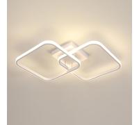 Toolight Plafoniera LED Soffitto 42W 4725LM, Lampada da Soffitto Moderna Quadrata 64cm Luce Naturale 4500K, Plafoniera in Acrilico per Soggiorno Camera da Letto Cucina Corridoio, Bianco