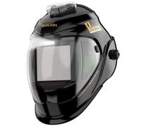 TOOLIOM Casco da saldatura a oscuramento automatico con luce, 1/1/1/1 Grande visione 4,31" x 3,81" Maschera di saldatura a colori 4/5-9/9-13