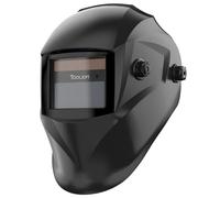 TOOLIOM Casco per Saldatura 92,5 x 42,5mm Auto Oscuramento True Color per TIG MIG ARC Maschera per Saldatura Cappuccio per Saldatura