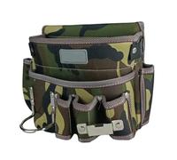 Toolkit resistente all'usura per la lavorazione del legno, custodia speciale per unghie in pelle bovina, borsa per cantiere con marsupio multifunzionale (Mc)