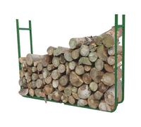 Toolland - Contenitore per legna da ardere, dimensioni fisse, 20 x 90 x 120 cm, robusto, verde